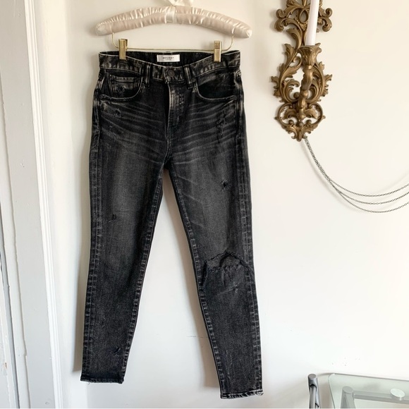 MOUSSY BLACK SKINNY JEANS - Picture 5 of 15
